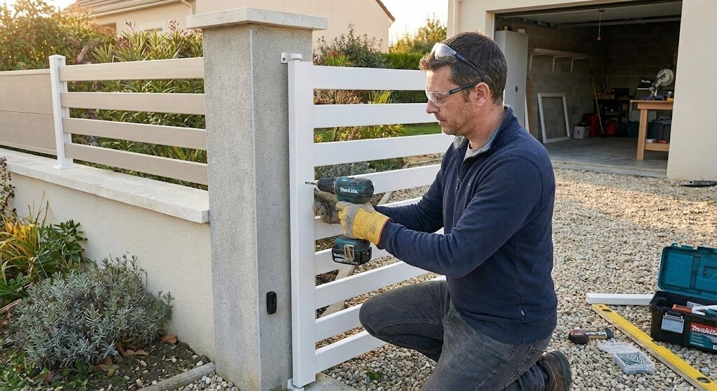 Fabriquer un portail en PVC soi-même : étapes, outils et précautions