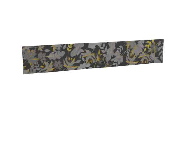 Impression nature_feuillage-noir-et-or pour le modèle Aveiro