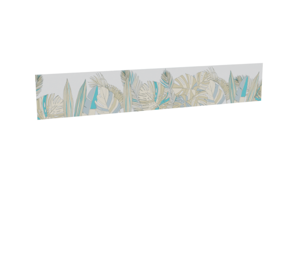 Impression nature_tropiques-bleu-et-beige pour le modèle Barcelos