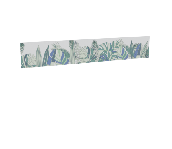 Impression nature_tropiques-bleu pour le modèle Barcelos