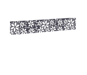 Impression eclat_fleurs_1_gris_anthracite pour le modèle Braga