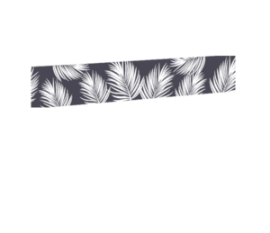 Impression tropical_1_gris_anthracite pour le modèle Braga