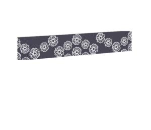 Impression eclat_fleurs_2_gris_anthracite pour le modèle Braga