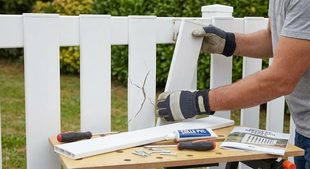 Kit réparation portail PVC : remplacer lames et accessoires soi-même facilement