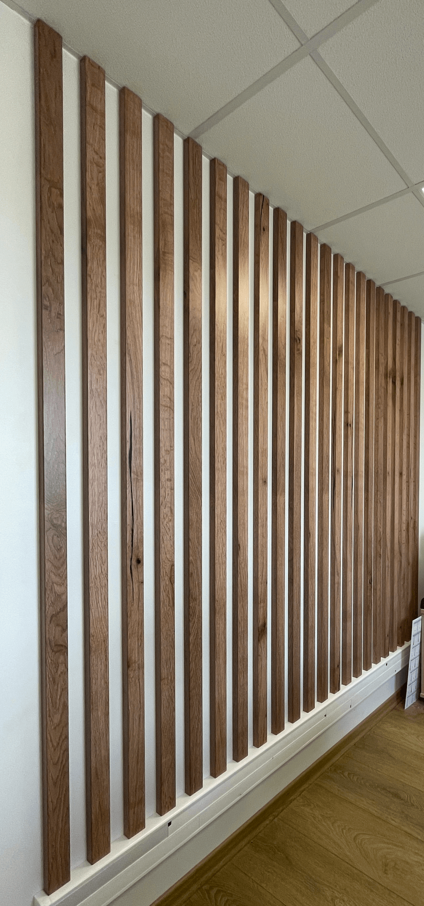 Lame PVC 50x30 mm décorative imprimée bois