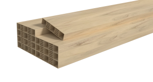 Lisse PVC 100x20 mm bois cérusé