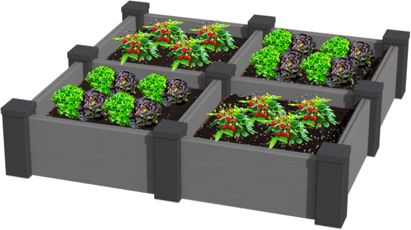 Mini² potager en carré