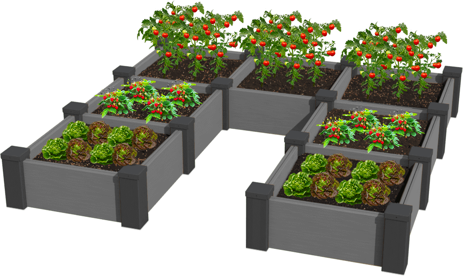 Mini² potager en U