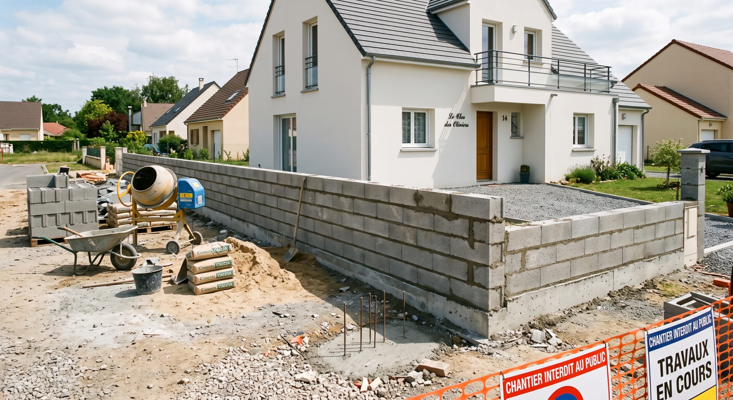 Construction d'un mur de clôture quelles autorisations