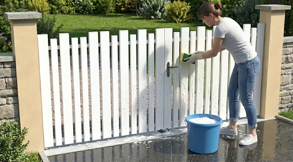 Comment nettoyer un portail en PVC sans l’abîmer