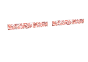 Impression nature_feuillage-rose pour le modèle Héraclès battant