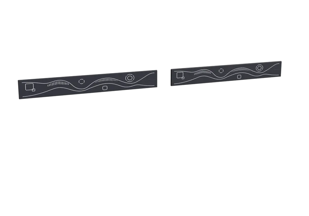 Impression vague_gris pour le modèle Héraclès coulissant