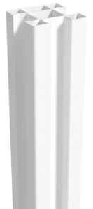 Poteau PVC 80×80 mm pour angle