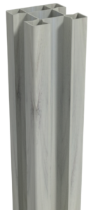 Poteau PVC 80×80 mm pour angle
