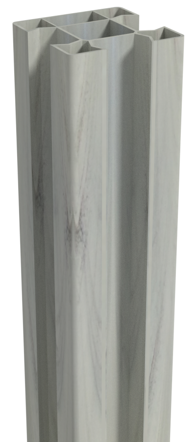 Poteau PVC 80×80 mm pour angle