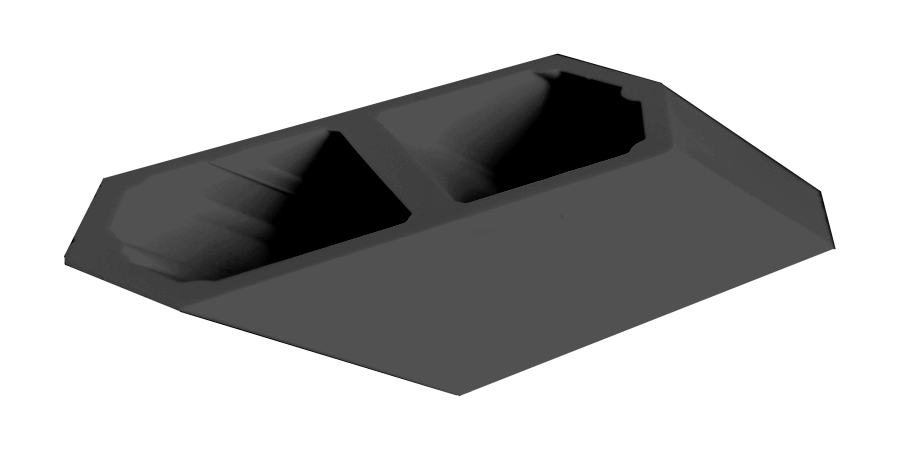 Entretoises obliques 20 mm sachet de 100