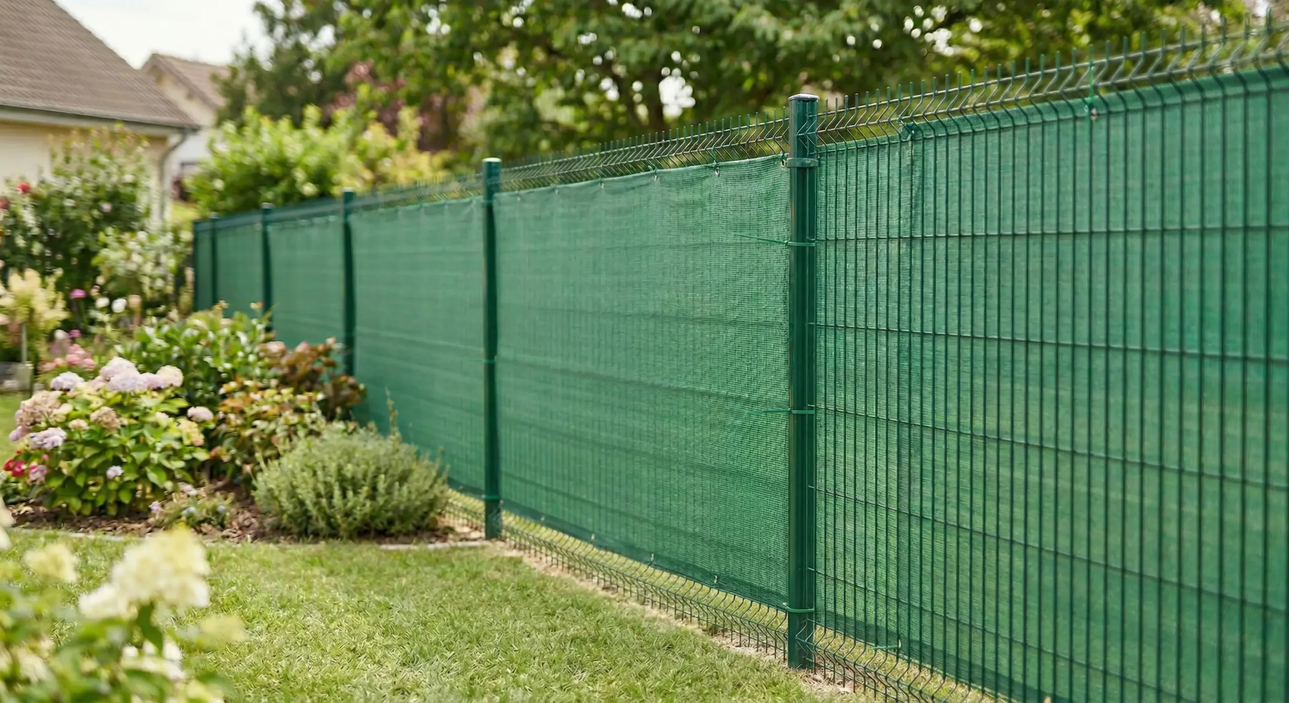 Toile d'occultation verte