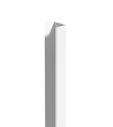 Profilé PVC en U pour lames de 22 mm