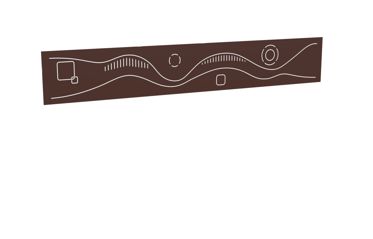 Impression vague_marron pour le modèle Héraclès